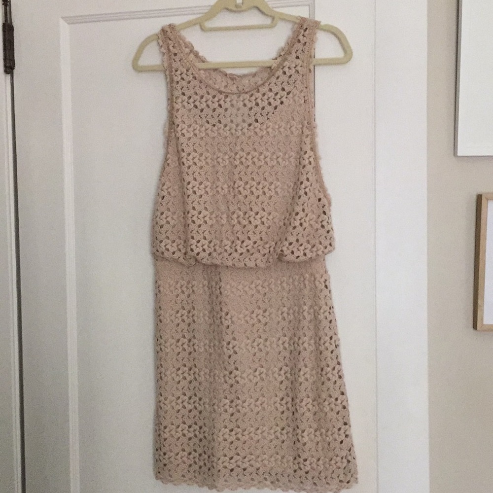 Free People tan summer dress